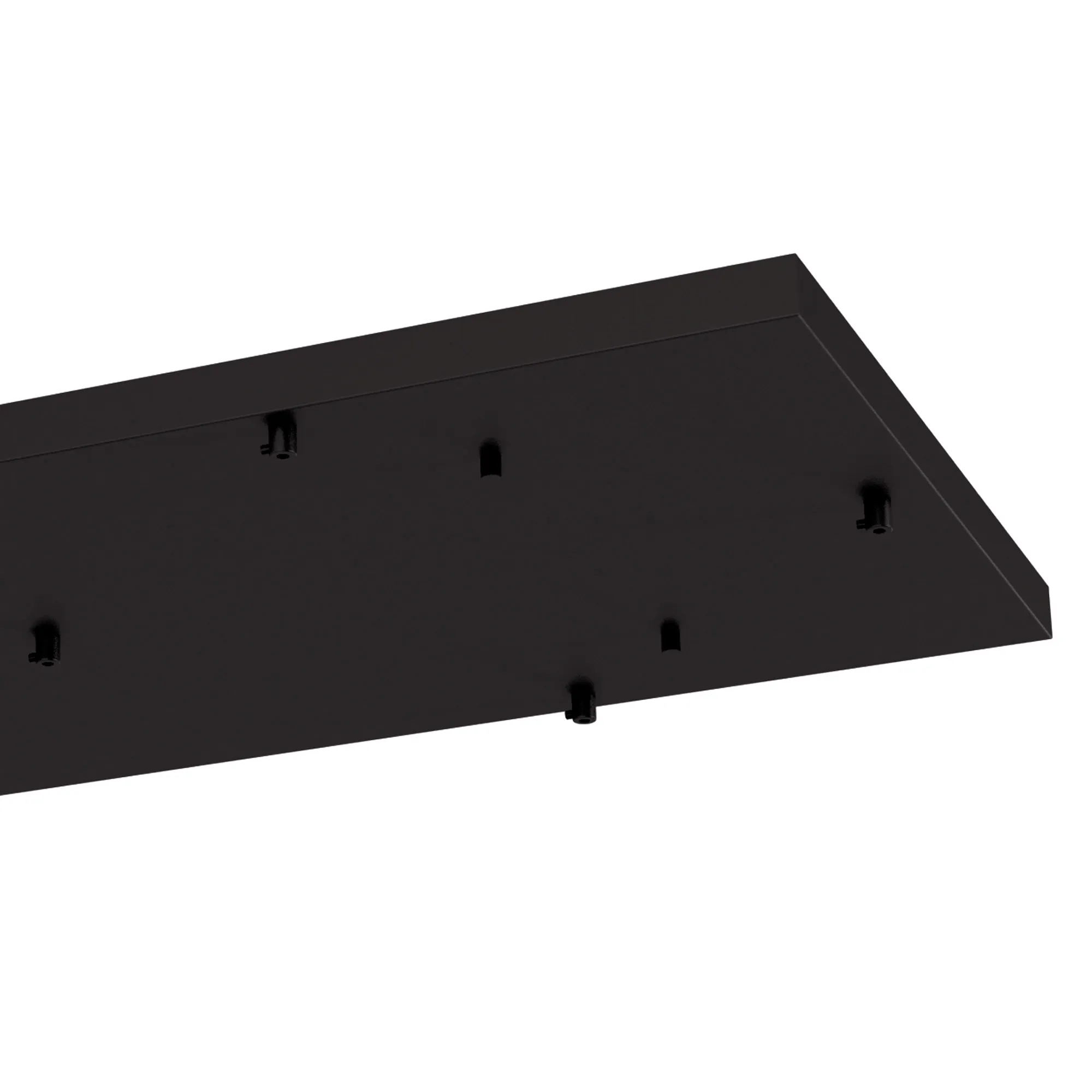 Elsa 7 Hole 940 x 460mm Rectangular Canopy Kit Black M8517  Mantra Elsa Bespoke